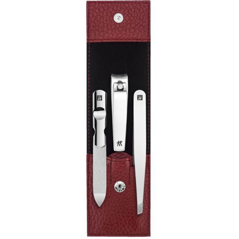 Zwilling - 3 PC Red Leather Pocket Case - 1021389