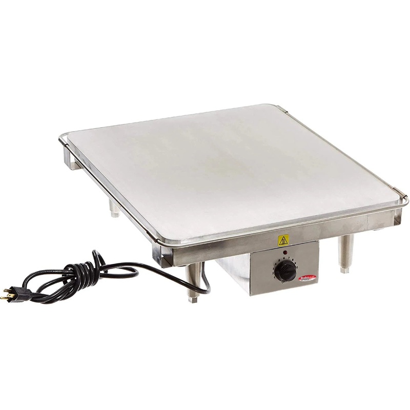 Bakemax - 16 x 20, 220V Countertop Electric Flat Grill Tortilla Warmer - BMTXW1620-220