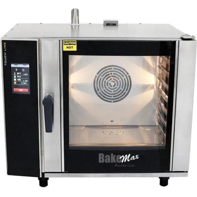 Bakemax - 6 Pan Stainless Steel Electric Combi Oven - BATCO6E