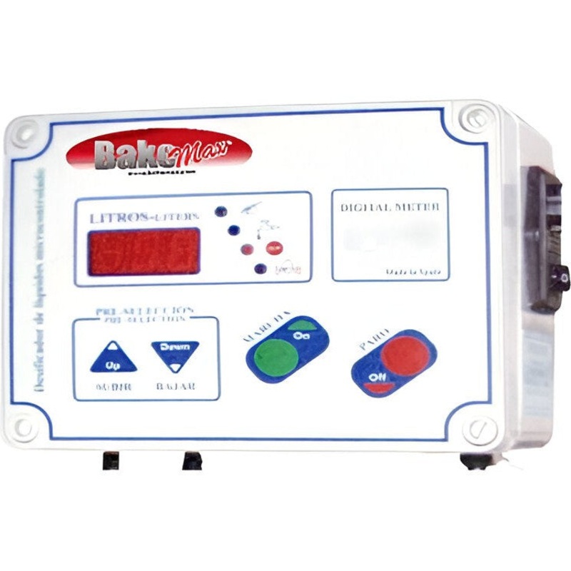 Bakemax - Water Meter, Mixer Model With Digital Display and 999 Max Capacity, 110V - BMWM010