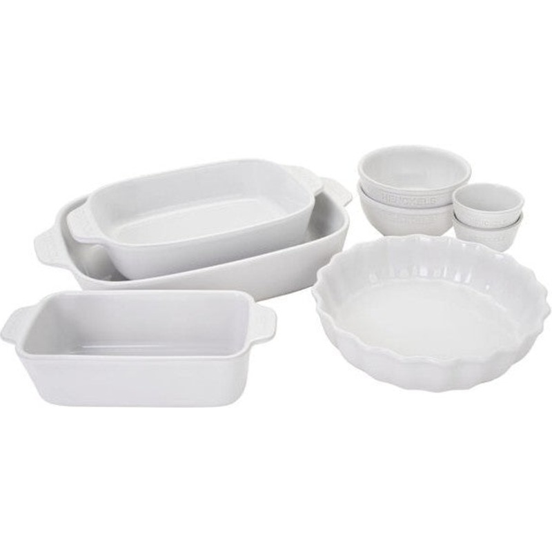 HENCKELS - Ceramic 8 PC White Bakeware Set - 1021841