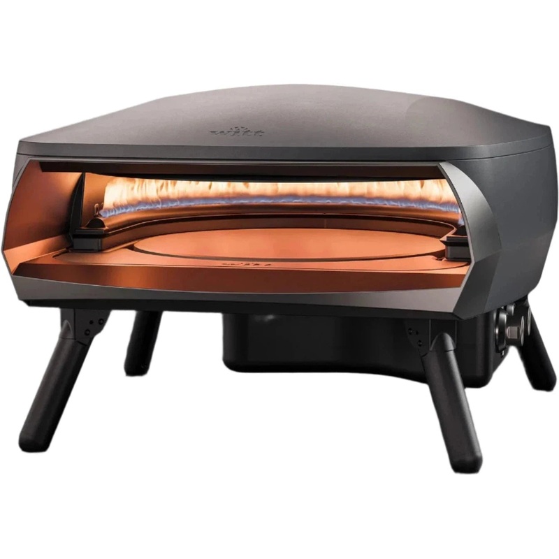 Witt - ETNA ROTANTE 2-Burner Graphite Pizza Oven - WI80650064