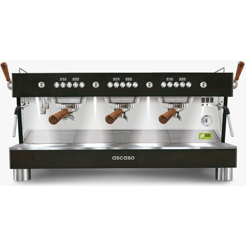 Ascaso - BARI T 1 Joy 3 Group Espresso Machine Black/Wood - BT122U (Special Order Item, ETA 3-4 Weeks)