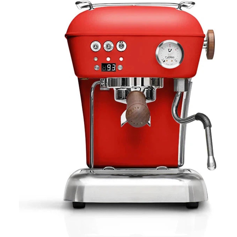 Ascaso - Dream PID PF Espresso Machine 120V Red/Wood - DR.622 (Special Order Item, ETA 3-4 Weeks)
