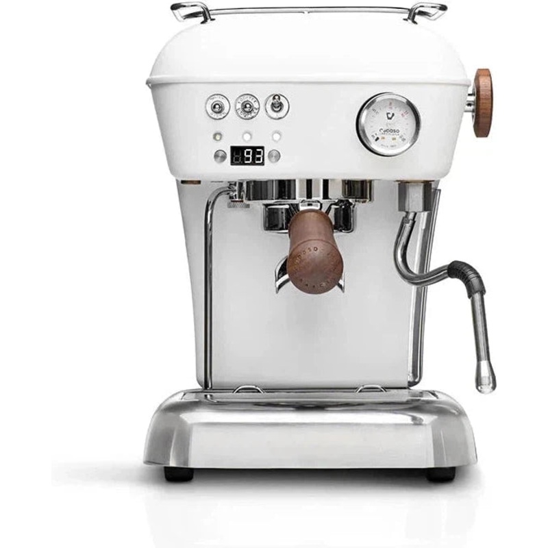 Ascaso - Dream PID PF Espresso Machine 120V White/Wood - DR.579 (Special Order Item, ETA 3-4 Weeks)