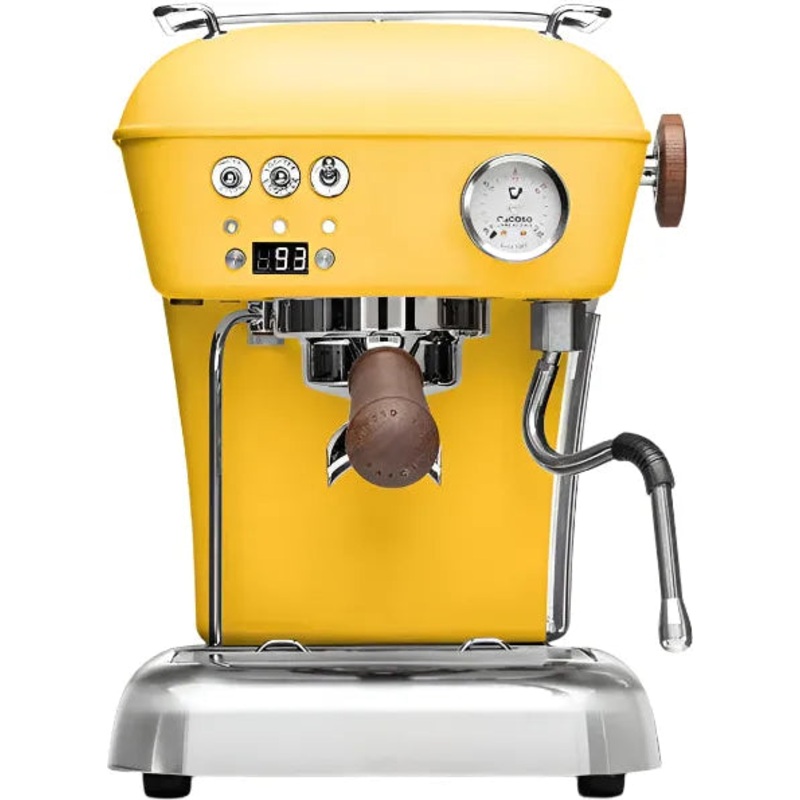 Ascaso - Dream PID PF Espresso Machine 120V Yellow/Wood - DR.599 (Special Order Item, ETA 3-4 Weeks)