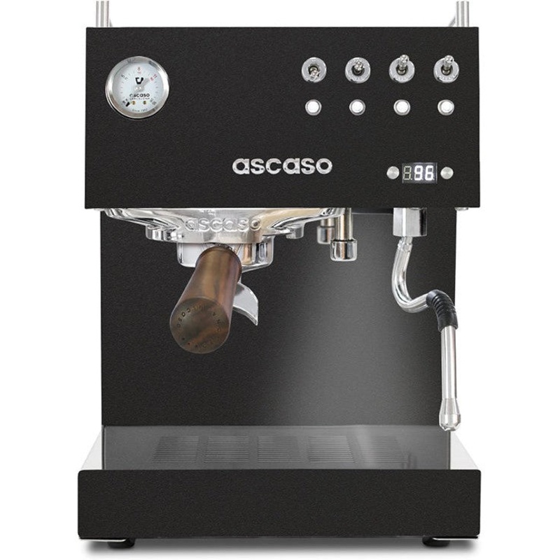 Ascaso - DUO PID Portafilter Espresso Machine 120V Black/Wood - DU.108