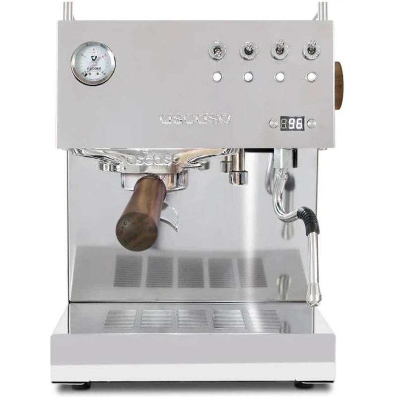 Ascaso - DUO PID Portafilter Espresso Machine 120V Inox/Wood - DU.111