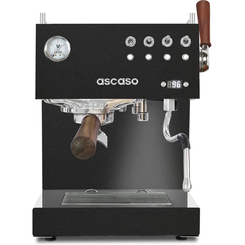 Ascaso - DUO PID + Versatile Espresso Machine 120V, NEMA 5-15 Black/Wood - DU.303