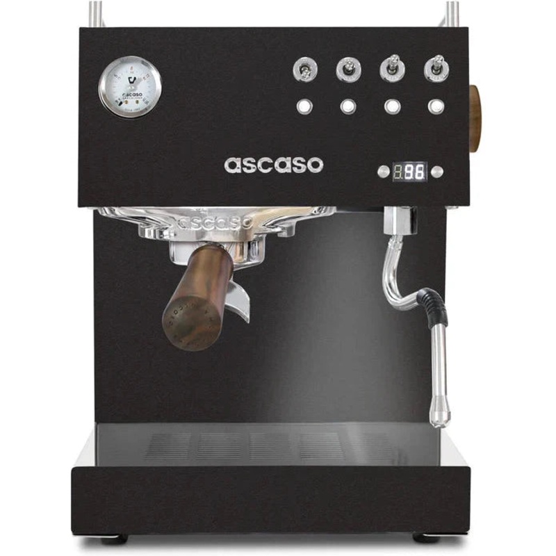 Ascaso - UNO PID PF Espresso Machine 120V Black/Wood - UNO109 (Special Order Item, ETA 3-4 Weeks)