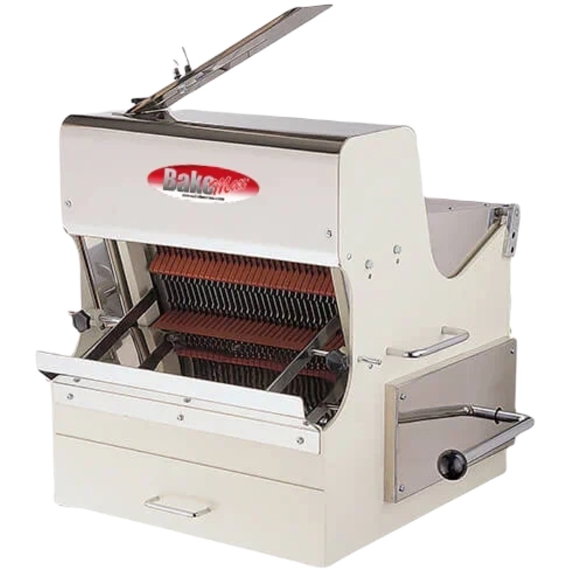 Bakemax - 1.5" Countertop Electric Artisan Safety Hard Crusted Bread Slicer - BMSS001