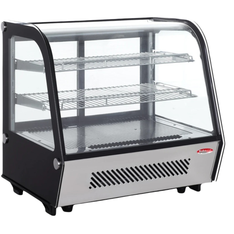 Bakemax - 28" Refrigerated Countertop Display Case with LED Lighting - BMREF28