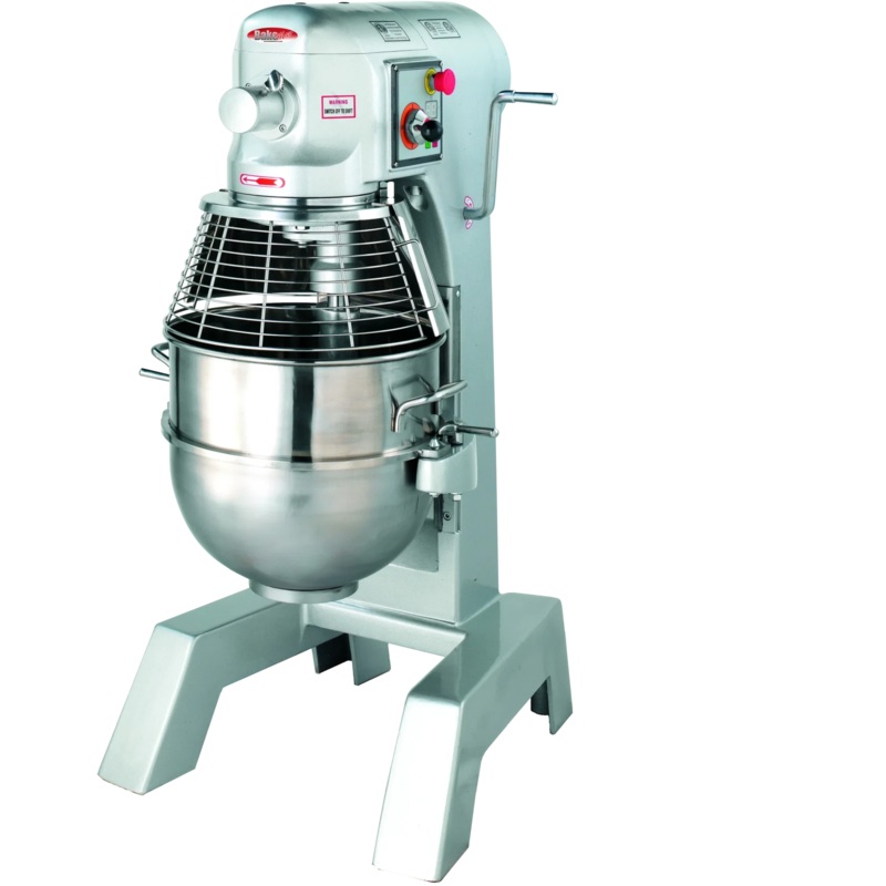 Bakemax -  30 QT 3 Speed Heavy Duty Gear Driven Countertop Planetary Mixer - BMPM030