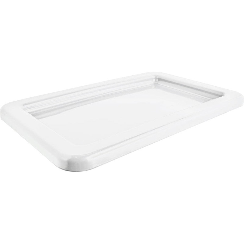 Winholt - 16 x 25 x 1 Pcolyethylene White Lug Lid - WHPL-8LID-WH (Non-Cancelable Item, ETA 2-4 Weeks, SPECIAL ORDER)
