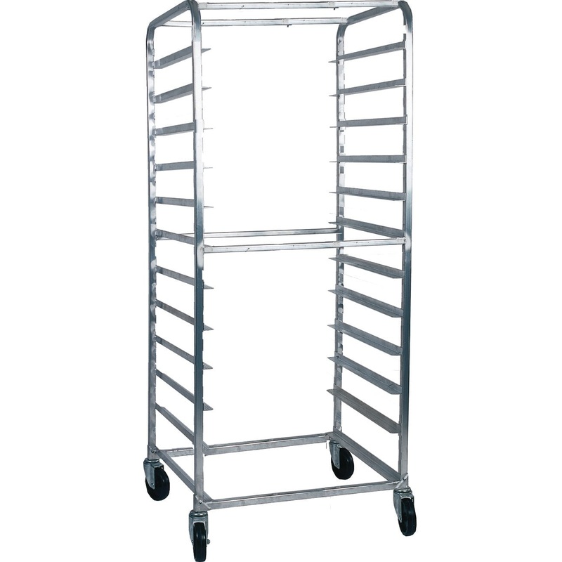 Winholt - 20-18 Aluminum Trays, Plate Casters Side Loading Holds Medium Duty Pan Rack - AL-2620BP (Non-Cancelable Item, ETA 2-4 Weeks, SPECIAL ORDER)