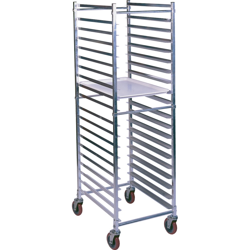Winholt - 21" Heavy Duty Knock-Down Pan Rack With 2 Locking Casters - AL-1820BKD-HD-2LC (Non-Cancelable Item, ETA 2-4 Weeks, SPECIAL ORDER)