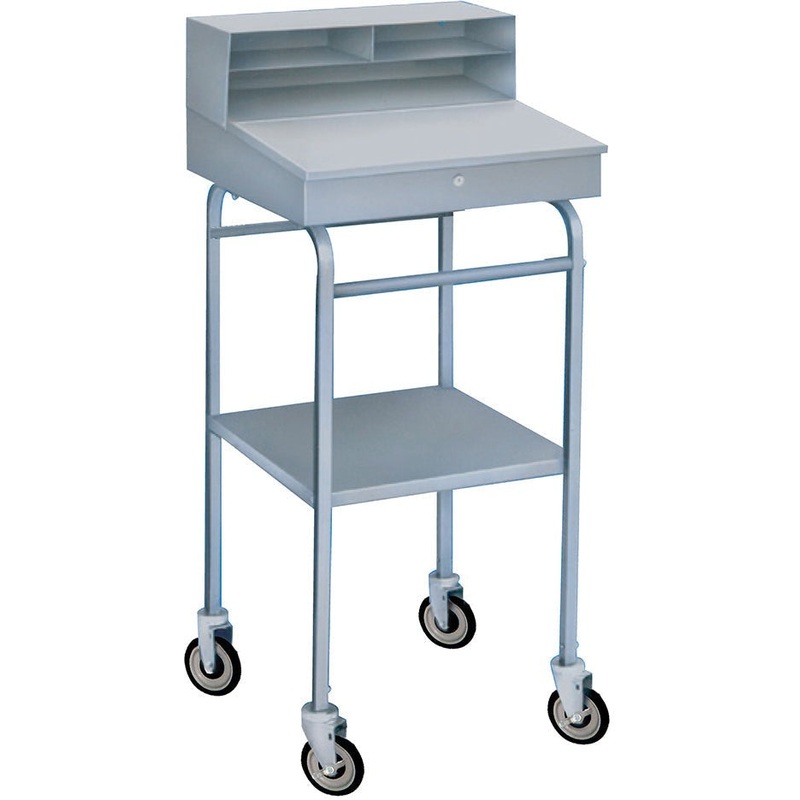 Winholt - 24" Stainless Steel Mobile Receiving Shop Desk With Locking Casters - RDMWNSS-3-4LC (Non-Cancelable Item, ETA 2-4 Weeks, SPECIAL ORDER)