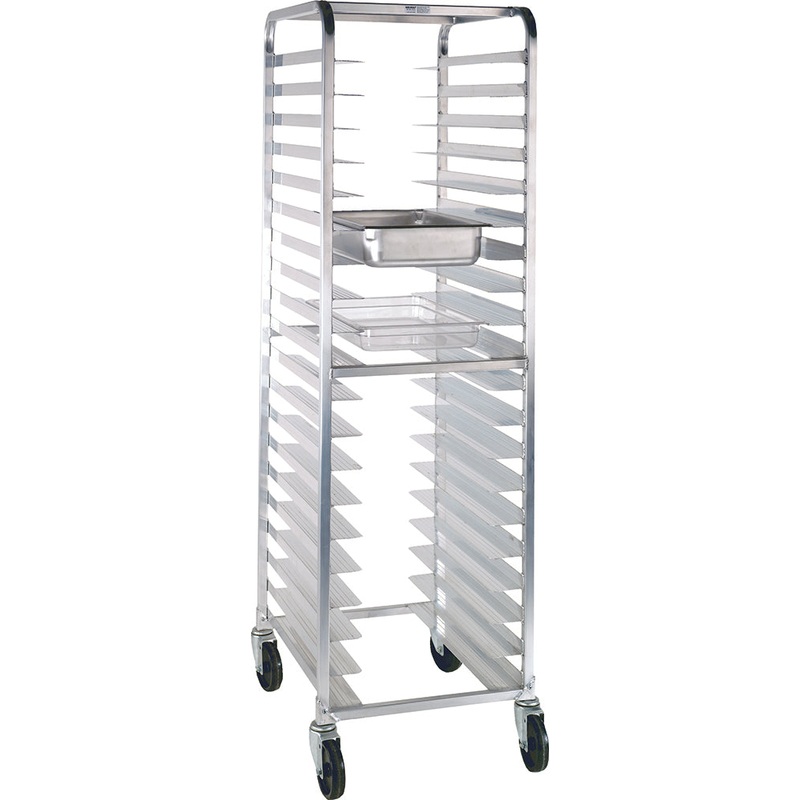 Winholt - 26" Holds 20 Pans Aluminum Universal Runner Rack - UARE-2018 (Non-Cancelable Item, ETA 2-4 Weeks, SPECIAL ORDER)