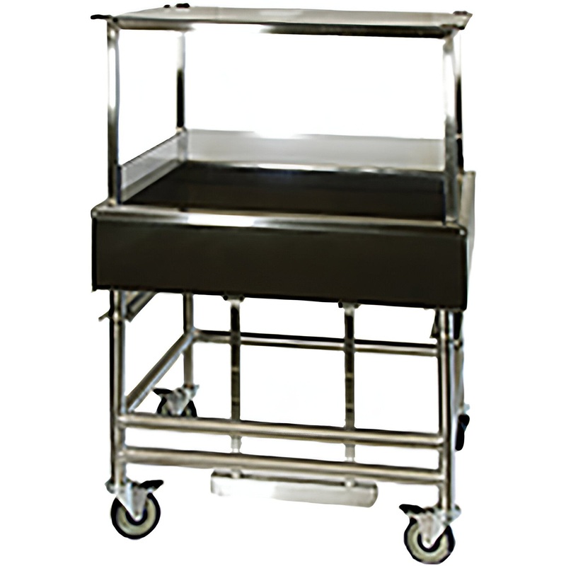 Winholt - 36" Insulated Display Table With Adjustable Height and Canopy - SSMIT-3636MLC-CAN-ADJ (Non-Cancelable Item, ETA 2-4 Weeks, SPECIAL ORDER)