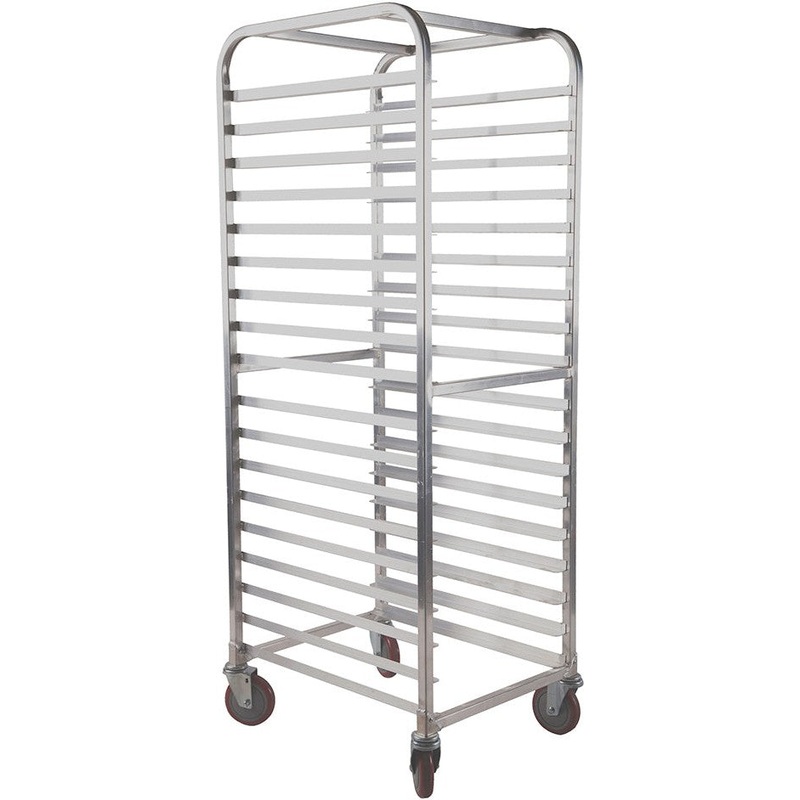 Winholt - Holds 30-18 Trays Medium Duty End Loading Aluminum Pan Rack With Tray Guard - AL-1830B-TG (Non-Cancelable Item, ETA 2-4 Weeks, SPECIAL ORDER)