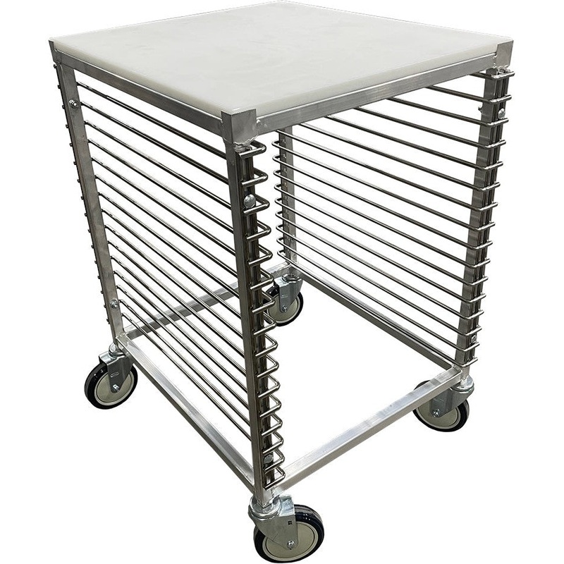 Winholt - Holds 7-18 Trays, Side Loading With Poly Top Half Height Pan Racks - AL-2607-30H-PT (Non-Cancelable Item, ETA 2-4 Weeks, SPECIAL ORDER)
