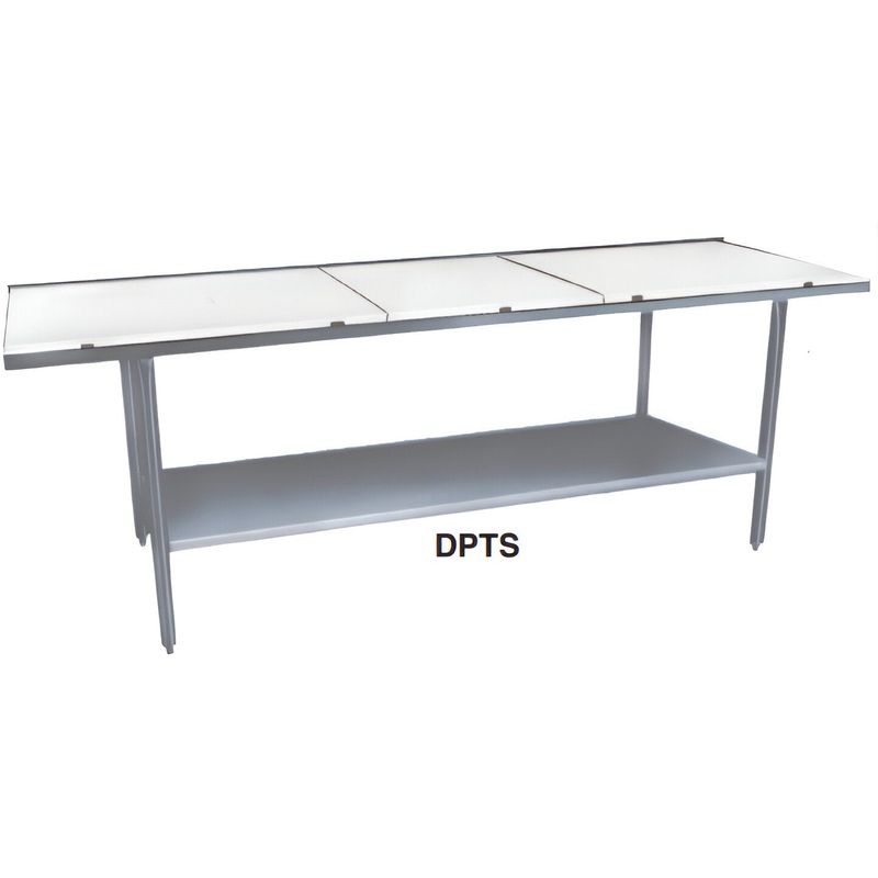 Winholt - 24" x 30" Poly Top Work Table with Undershelf - DPTS-2430 (Non-Cancelable Item, ETA 2-4 Weeks, SPECIAL ORDER)