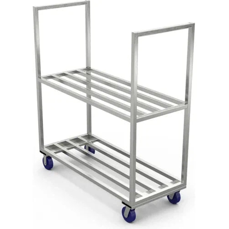 Winholt - 63" Aluminum Sani Mobile Cooler Truck Shelf - SMC-63 (Non-Cancelable Item, ETA 2-4 Weeks, SPECIAL ORDER)