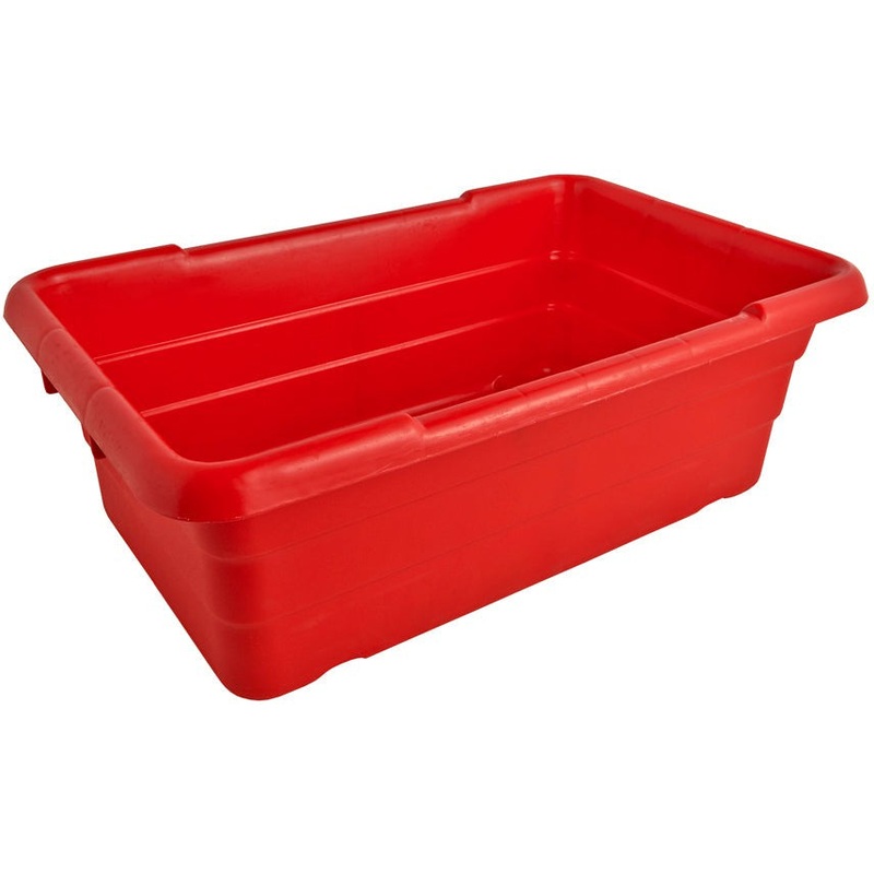 Winholt - 16 x 25 x 8 Pcolyethylene Red Lug - WHPL-8RD-RC (Non-Cancelable Item, ETA 2-4 Weeks, SPECIAL ORDER)