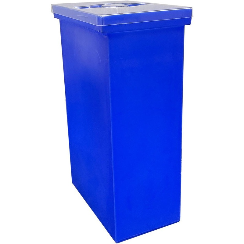 Winholt - 50 Lbs Flour / 75 Lbs Sugar Capacity Blue Polyethylene Ingredient Bin - 148BIN-BL (Non-Cancelable Item, ETA 2-4 Weeks, SPECIAL ORDER)