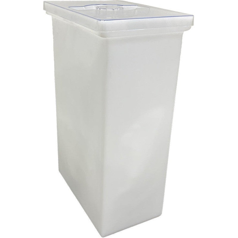 Winholt - 50 Lbs Flour / 75 Lbs Sugar Capacity Yellow Polyethylene Ingredient Bin - 148BIN-YW (Non-Cancelable Item, ETA 2-4 Weeks, SPECIAL ORDER)