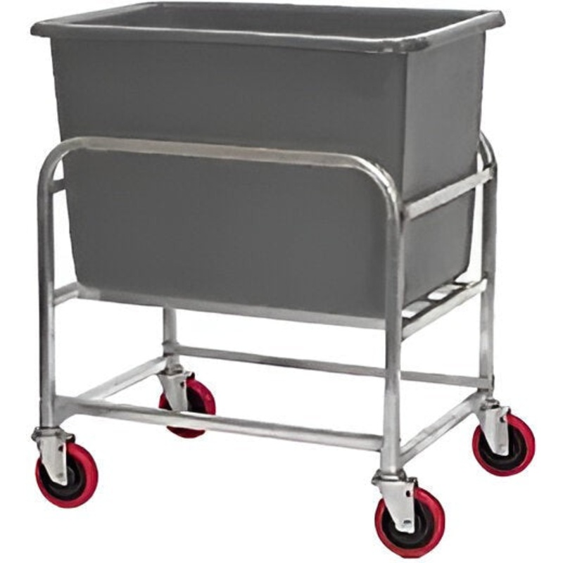 Winholt - 6-Bushel Stainless Steel Gray Bulk Mover Tub - SS-30-6A-GY (Non-Cancelable Item, ETA 2-4 Weeks, SPECIAL ORDER)