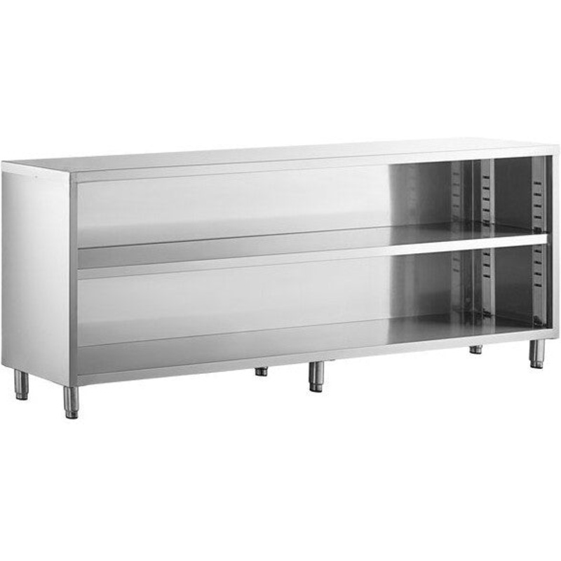 Winholt - 15" x 96" x 35" Stainless Steel Mid-Shelf Dish Cabinet - STCT-1596-DC (Non-Cancelable Item, ETA 2-4 Weeks, SPECIAL ORDER)