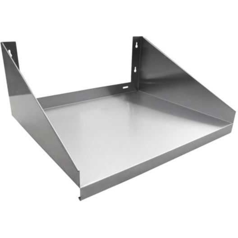 Winholt - 24" Stainless Steel Microwave Shelf - SSMS-2424 (Non-Cancelable Item, ETA 2-4 Weeks, SPECIAL ORDER)