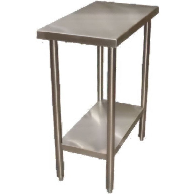 Winholt - 24" x 12" Stainless Steel Work Table With Undershef - DTS-2412 (Non-Cancelable Item, ETA 2-4 Weeks, SPECIAL ORDER)
