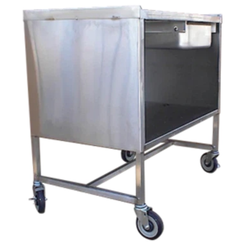 Winholt - 24" x 24" Stainless steel Sample Demo Table - SSSC-2424MSD (Non-Cancelable Item, ETA 2-4 Weeks, SPECIAL ORDER)