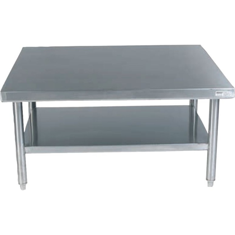 Winholt - 24" x 30", 14 Gauge Top with 16 Gauge Under-Shelf Stainless Steel Equipment Stand with Marine Edge - ES-MX2430-14 (Non-Cancelable Item, ETA 2-4 Weeks, SPECIAL ORDER)