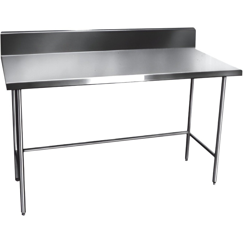 Winholt - 72" Standard Series Stainless Steel Work Tables with Backsplash - DTB-3672H36 (Non-Cancelable Item, ETA 2-4 Weeks, SPECIAL ORDER)
