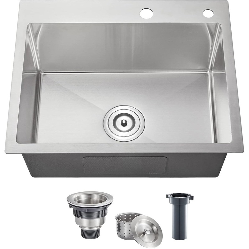 Winholt - 11" x 9" x 6" Stainless Steel Drop-In Sink - WS-DIS-ME-1109 (Non-Cancelable Item, ETA 2-4 Weeks, SPECIAL ORDER)