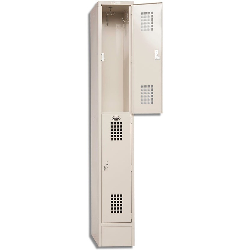 Winholt - 12" x 12" Single Column Two Door Locker - WL-21 (Non-Cancelable Item, ETA 2-4 Weeks, SPECIAL ORDER)