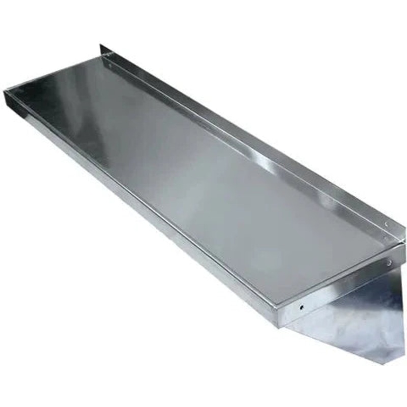 Winholt - 12" x 48" Aluminum Wall Mount Solid Shelf - ALWMS-1248 (Non-Cancelable Item, ETA 2-4 Weeks, SPECIAL ORDER)