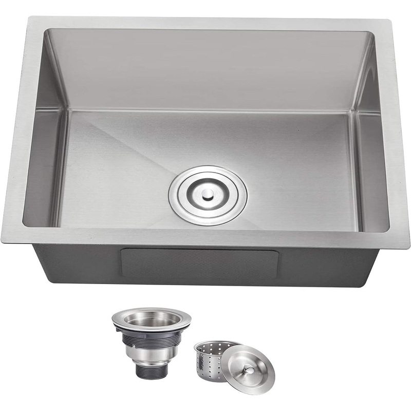 Winholt - 14" Stainless Steel Deep Bowl Drop-In Sink - WS-DIS-FE-1410-10DP (Non-Cancelable Item, ETA 2-4 Weeks, SPECIAL ORDER)
