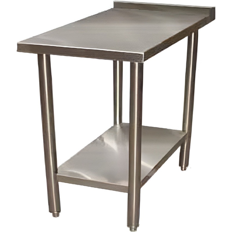 Winholt - 24" x 30" Stainless Steel High Polish Finish with 1-1/2" Backsplash - DTSB-2430-H36 (Non-Cancelable Item, ETA 2-4 Weeks, SPECIAL ORDER)