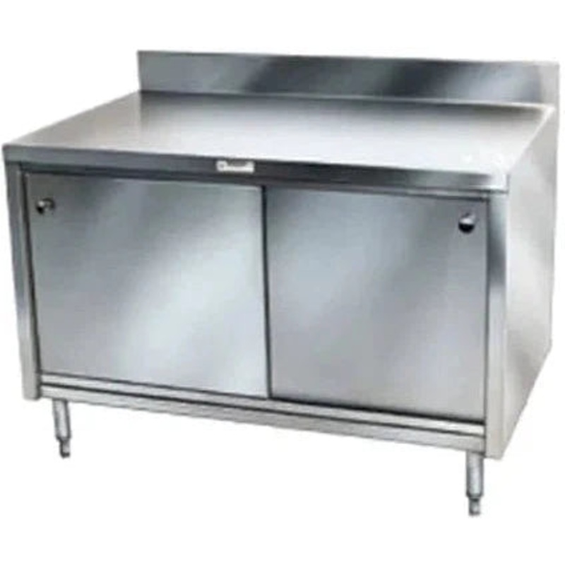 Winholt - 30" x 96" Stainless Steel Storage Cabinet with Overshelf - STCT-BBD3096-OS (Non-Cancelable Item, ETA 2-4 Weeks, SPECIAL ORDER)