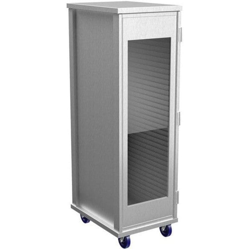 Winholt - 40 Pans Mobile Enclosed Aluminum Bun Pan Rack Cabinet - EC1810-LSLD (Non-Cancelable Item, ETA 2-4 Weeks, SPECIAL ORDER)