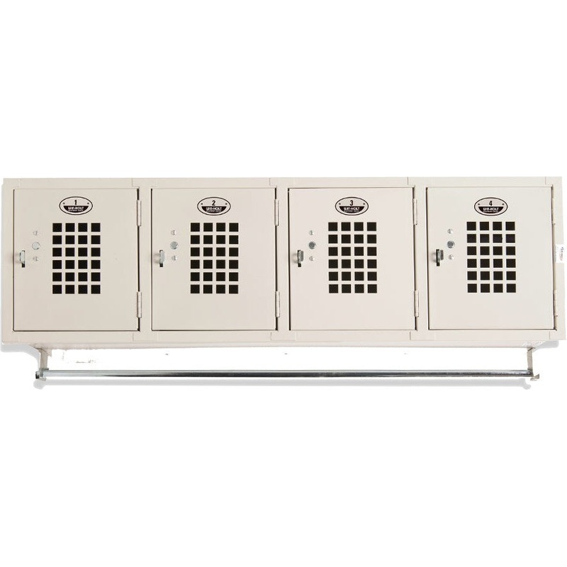 Winholt - 45" x 18" Four Door Horizontal Wall Mount Locker - WL-4 (Non-Cancelable Item, ETA 2-4 Weeks, SPECIAL ORDER)