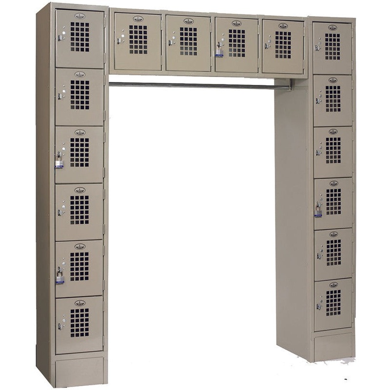 Winholt - 72" x 18" 16 Person Garment Locker - WL-16-CB (Non-Cancelable Item, ETA 2-4 Weeks, SPECIAL ORDER)
