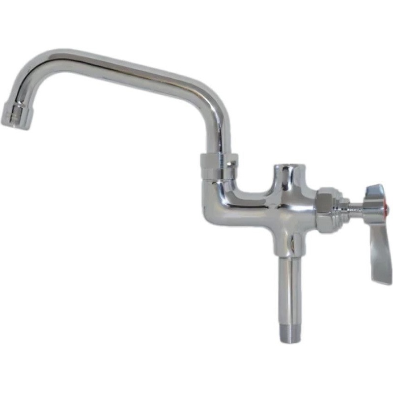 Winholt - 14" Stainless Steel Add-On Swing Faucet & Splash Mount - WS-SFSM-14ST (Non-Cancelable Item, ETA 2-4 Weeks, SPECIAL ORDER)