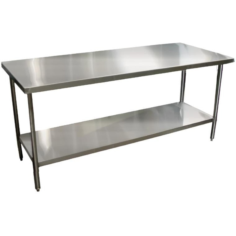 Winholt - 18" x 30" Stainless Steel Work Table With Undershef, and Mobile Unit with Casters - DTS-1830H36-MLC (Non-Cancelable Item, ETA 2-4 Weeks, SPECIAL ORDER)