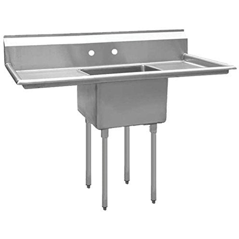 Winholt - 24" x 24" One Compartment Stainless Steel Sink Drain Gasket - WS1T24242D24 (Non-Cancelable Item, ETA 2-4 Weeks, SPECIAL ORDER)