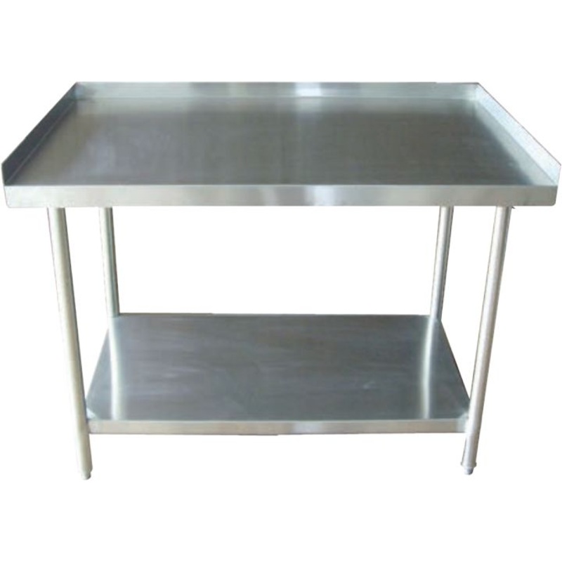 Winholt - 24" x 60" 14 Gauge Stainless Steel Equipment Stand with 16 Gauge Undershelf - ES2460-14 (Non-Cancelable Item, ETA 2-4 Weeks, SPECIAL ORDER)